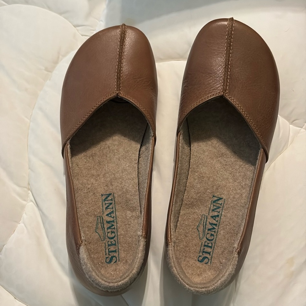 New Stegmann Liesl Leather Skimmer